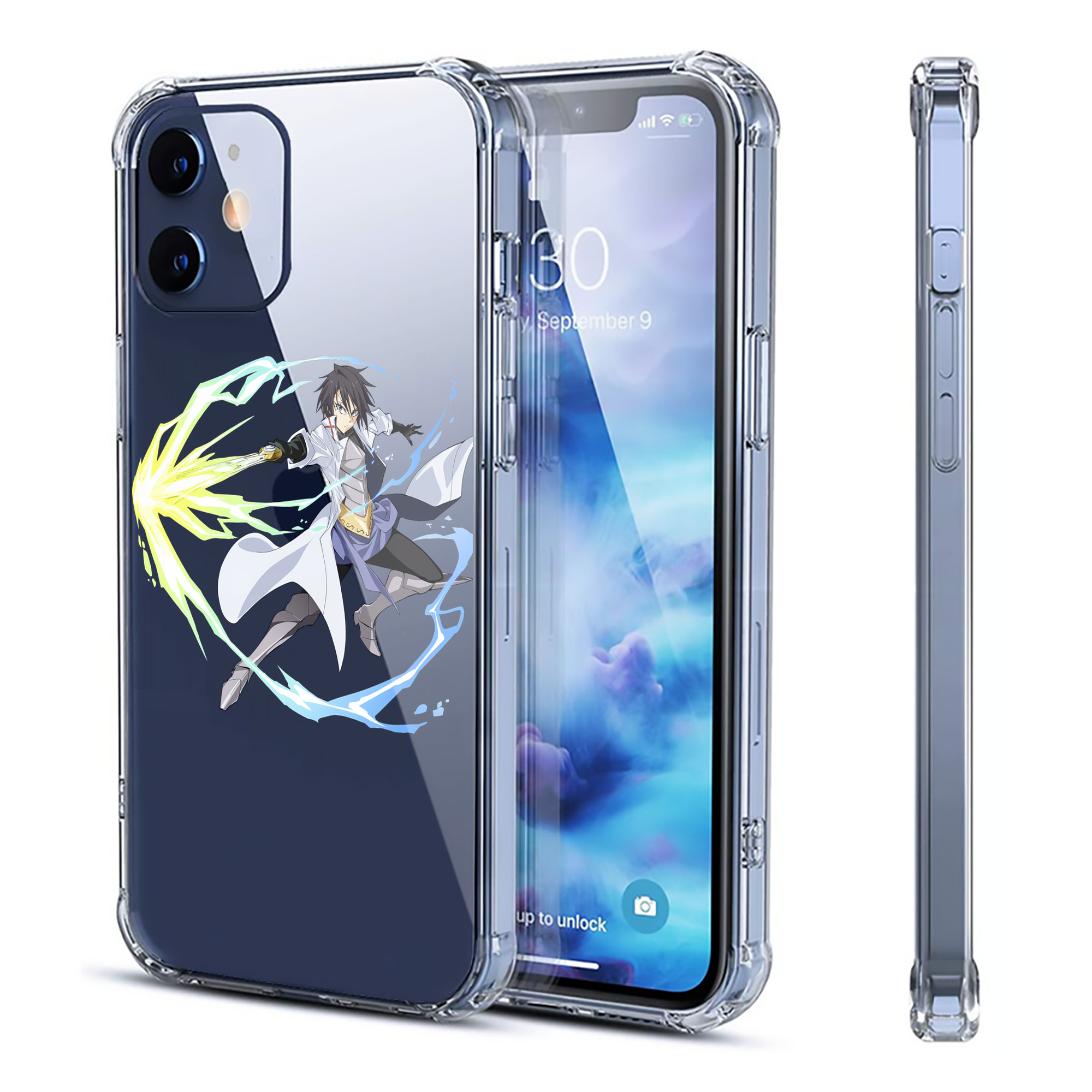 （画像用） 転スラ Regarding Reincarnated to Slime 【iPhone 12シリーズ対応】透明スマホケース（クリアソフトケース）